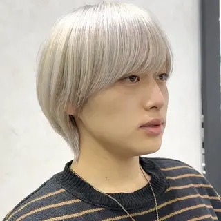 メンズ メンズカット/ センターパートkiiのヘアスタイル