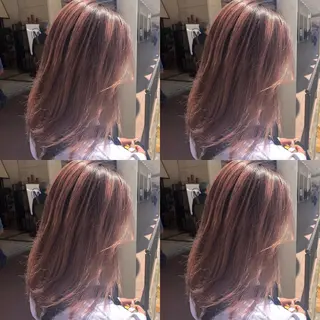 ミディアム カラー JILBLAN京都 ショート/ハイライトのヘアスタイル