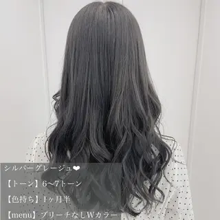 ロング カラー ⛄️冬の透明感 カラー⛄️大西のヘアスタイル