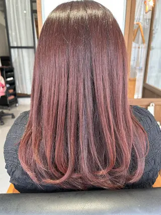 セミロング FERIA池田店 瀧本岬のヘアスタイル