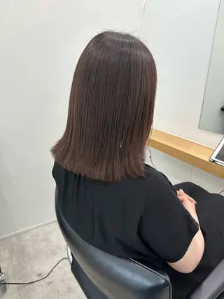 ミディアム カラー レイヤー/ナチュラル 💐nao.のヘアスタイル