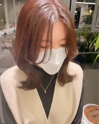 ミディアム 銀座／レイヤーカット 🤍内野すみれのヘアスタイル