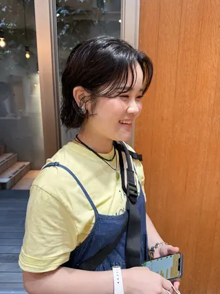 ショート パーマ 大橋 芽衣のヘアスタイル