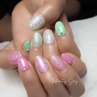 ネイル infinity skyのネイルデザイン