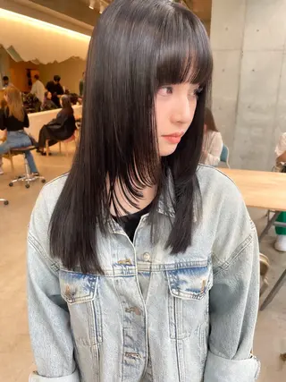 ミディアム カラー ヘアアレンジ ミニボブ/ブリーチ 🌈MISATOのヘアスタイル