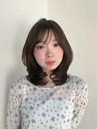 ミディアム カラー 似合わせ🕰️銀座 /Kaoruko🌱のヘアスタイル