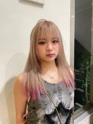 カラー アイブロウリフト パーマモデル/はなのヘアスタイル