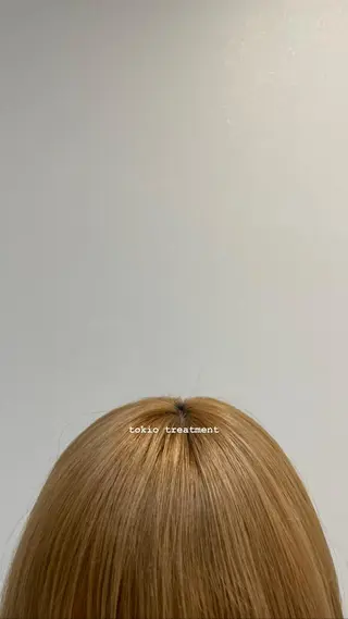 ミディアム カラー パーマ ヘアアレンジ FILMS 綾菜のヘアスタイル