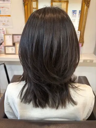 セミロング 大人艶髪🌷 ✨久保田🐼のヘアスタイル