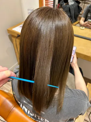 セミロング 齋藤 未夢のヘアスタイル