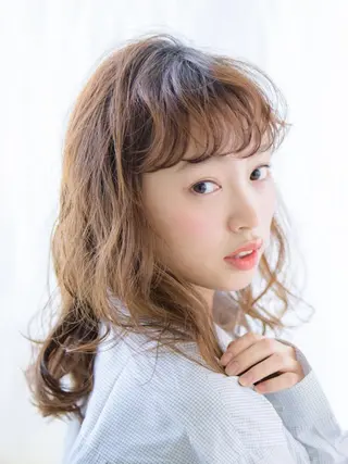 ミディアム 似合わせ艶髪カラー ❤️ハダユミのヘアスタイル