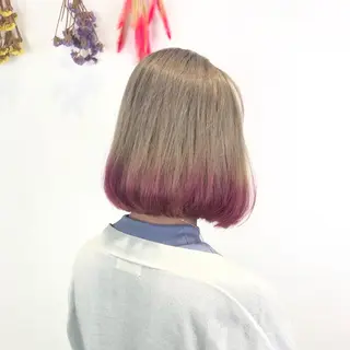 ミディアム カラー 似合わせカット🌿 前川のヘアスタイル