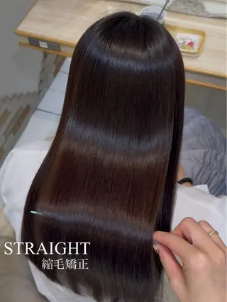 ロング 縮毛矯正/レイヤー カット🎀rikaのヘアスタイル