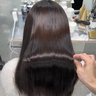 セミロング TRUNS所属・こうた/髪質改善 ストレート/ヘアケアのヘアスタイル