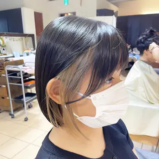 ショート カラー すげさやか ✨メンズカットパーマのヘアスタイル