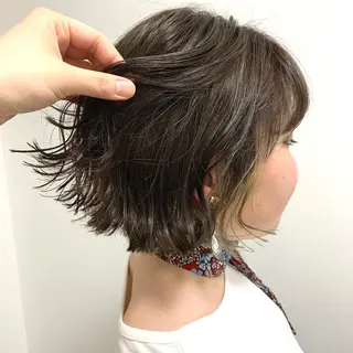 ショート カラー ヘアアレンジ merci.所属・🌻あいり merci.🌻のヘアスタイル