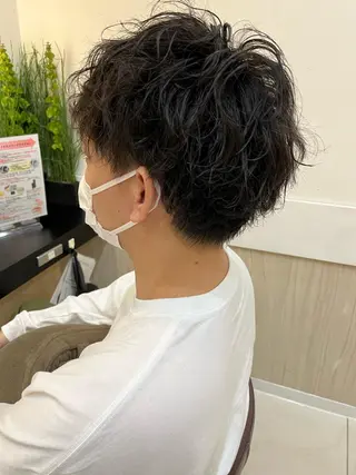 ショート パーマ メンズ トータルビューティー K:R鶴川のヘアスタイル