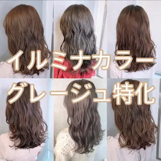 セミロング カラー 前髪顔周りカット 沼田　拓斗のヘアスタイル