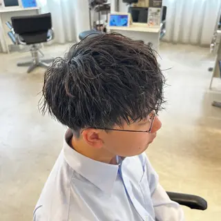 ショート パーマ メンズ 🏜️HAZUKI メンズ専門🏜️のヘアスタイル