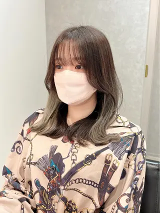 ミディアム カラー 髪質改善 ヒデのヘアスタイル