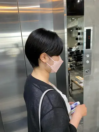 ショート カラー Agu hair lore沼館店所属・八戸パーマ/メンズパ ーマ/シンゴ。のヘアスタイル