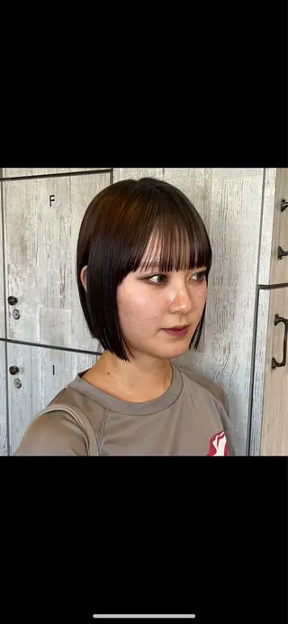 ショート カラー カラー/韓国レイヤー /ブリーチ/hinaのヘアスタイル