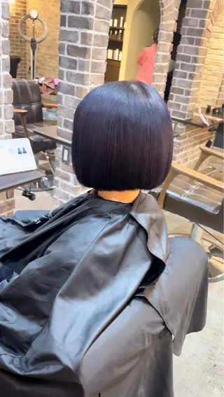 ショート カラー ACROあべの店所属・艶カラー/インナー /グラデ/大西小百合のヘアスタイル