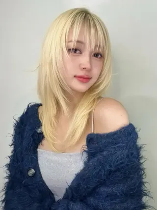 セミロング 箕浦 稜真のヘアスタイル