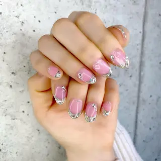 ミディアム カラー パーマ ヘアアレンジ メンズ キッズ ネイル マツエク・マツパ アイブロウ Salon Kのネイルデザイン