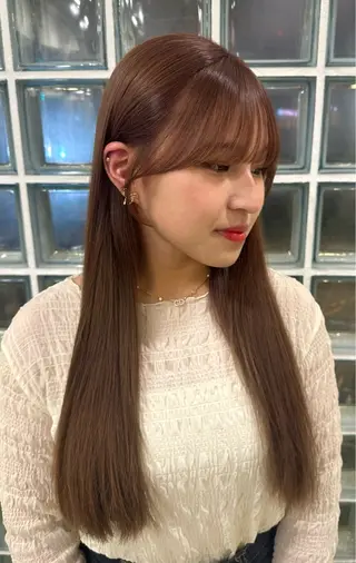 ロング 遠藤 日和のヘアスタイル