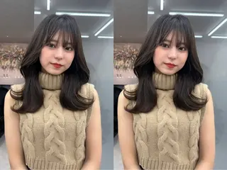 ミディアム カラー 【美髪矯正】 吉村　清志のヘアスタイル