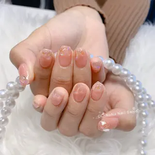 ネイル CC NaNa ワンホンネイル🌙Nのネイルデザイン