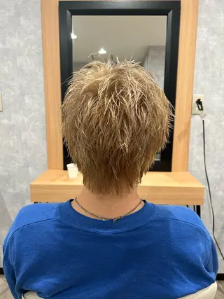 メンズ 最新ケアカラー 髪質改善YUTOのヘアスタイル