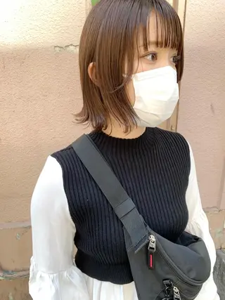 ショート カラー 樫原裕二/レイヤー カット/透明感カラーのヘアスタイル