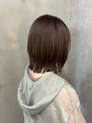 ミディアム カラー 井手 素子のヘアスタイル