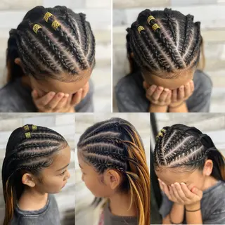 ロング B-W ⭐️REIKOのヘアスタイル