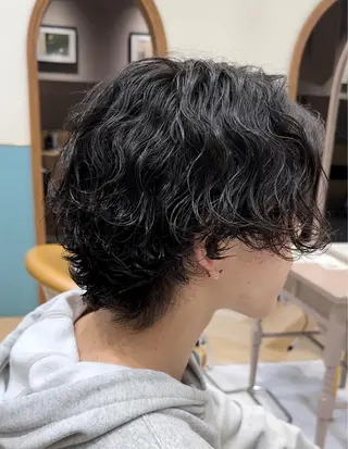 パーマ メンズ 【池袋店 店長】伊藤 昂樹/曲がる縮毛矯正のヘアスタイル