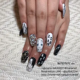 ネイル 廣瀬 真奈美のネイルデザイン