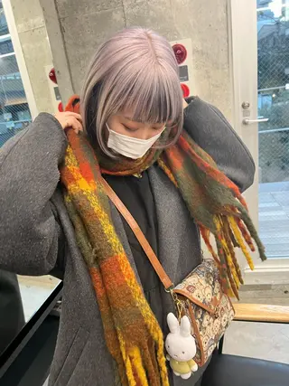 ミディアム カラー sakoda shunkiのヘアスタイル