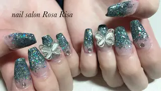 セミロング ネイル ネイルスタジオ シェイクユアハンズのネイルデザイン