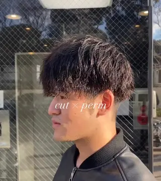 ショート パーマ マンツーマン施術🌷 透明感/HIKARIのヘアスタイル