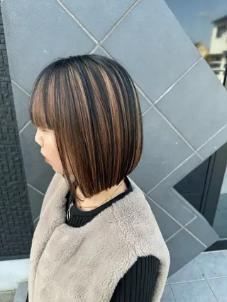 カラー flamme bleue所属・下小鶴 優治のヘアスタイル