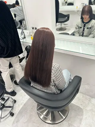 ロング 🩷暖色カラー🩷 BONのヘアスタイル