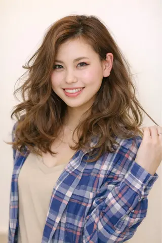 ロング カラー 金子 直樹のヘアスタイル