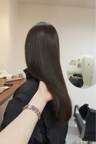 ロング カラー トレンドと似合わせ/ マンツーマン/西上楓のヘアスタイル