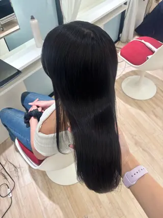 ロング カラー ParveMix 岡本えりかのヘアスタイル