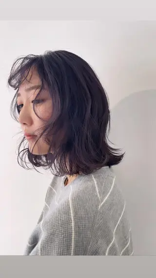 ミディアム カラー BoomBOX所属・HIBIKI/原宿 ハッシュカット🪄のヘアスタイル