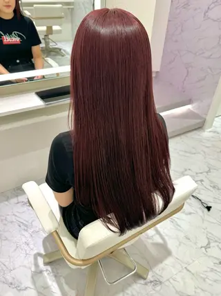 ロング カラー ParveMix🍀 藤原愛未のヘアスタイル