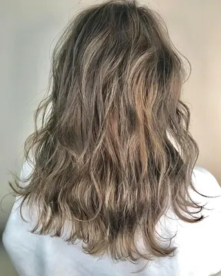 ロング カラー パーマ Lien 深井店のヘアスタイル