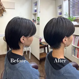 ショート カラー 🌱ケミカル美容師 未来を綺麗に🌱優吾のヘアスタイル